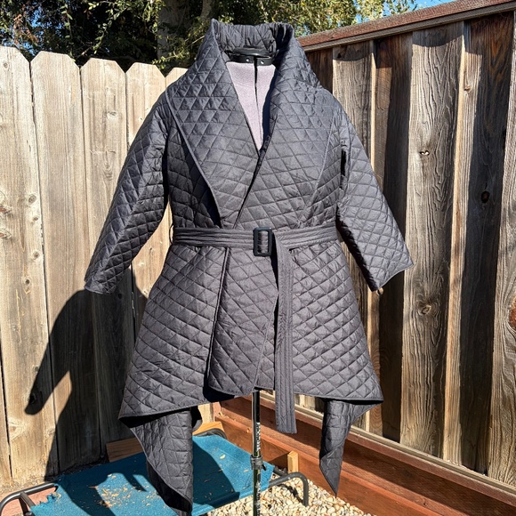 Carla Rockmore Collection Regular Asymmetric Quilted Coat - Picture 1 of 6